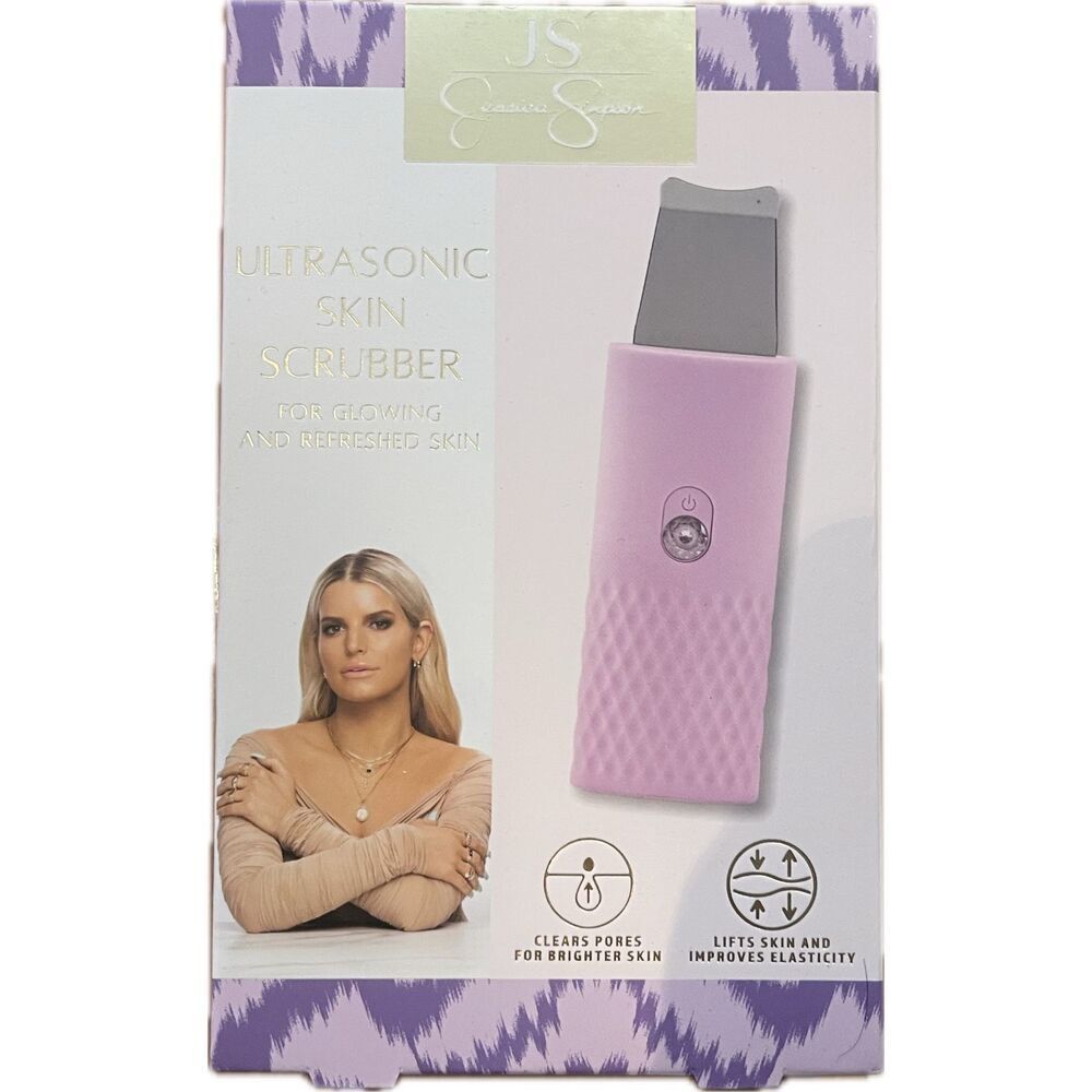 Jessica Simpson Ultrasonic Facial Skin Scrubber Acne Clearing Device, Loosen Bla